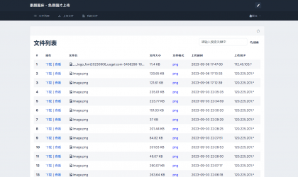 全新UI彩虹外链网盘系统源码前后端美化模板-灵锡网