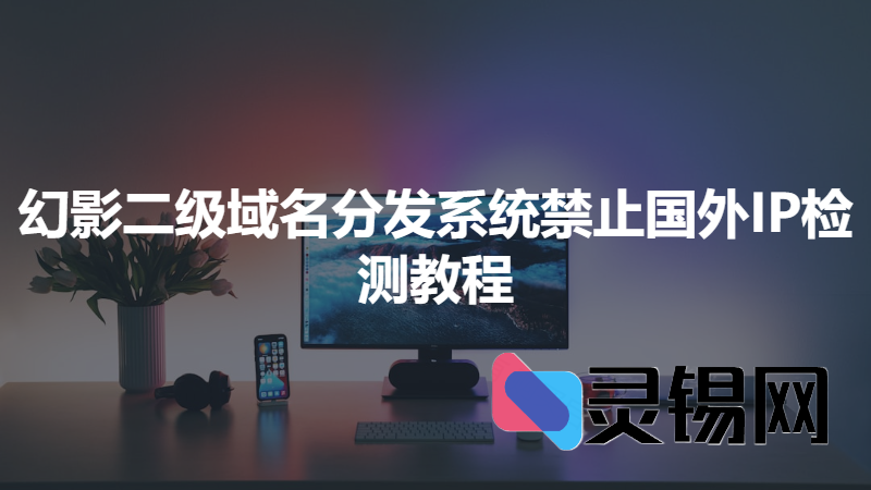 幻影二级域名分发系统禁止国外IP检测教程
