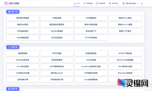 在线工具网程序支持插件上传-灵锡网