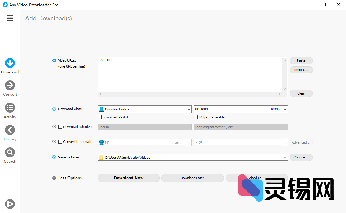 Any Video Downloader(视频下载工具) Pro v9.2.8-灵锡网