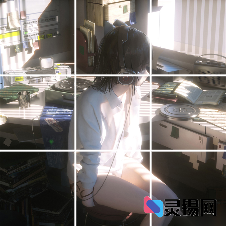 微信朋友圈九宫格四宫格拼图生成器源码:美化重制版-灵锡网