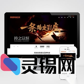 高端响应式建站源码合集——基于PbootCMS的网络公司网站模板下载-灵锡网