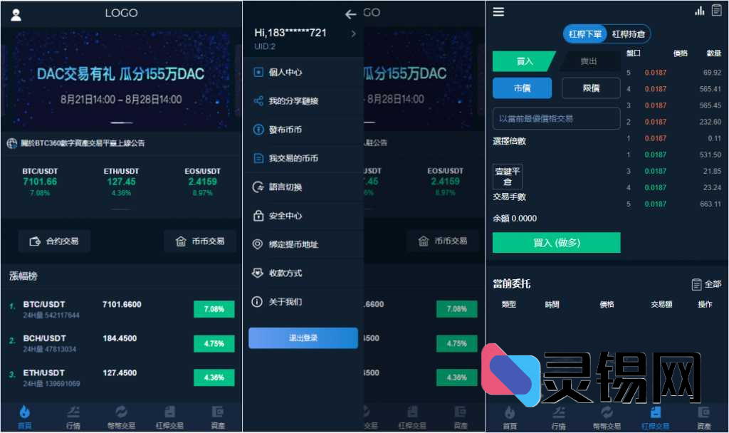 国际站开源源码合集:支持币币/法币/C2C/合约交易,附赠全量行情与深度数据-灵锡网