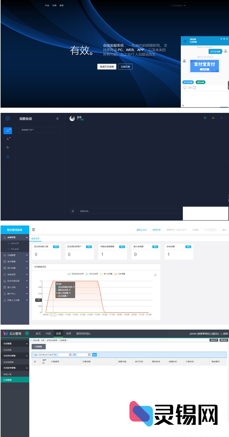 一键部署PHP微客服,响应式界面自动兼容移动端-灵锡网