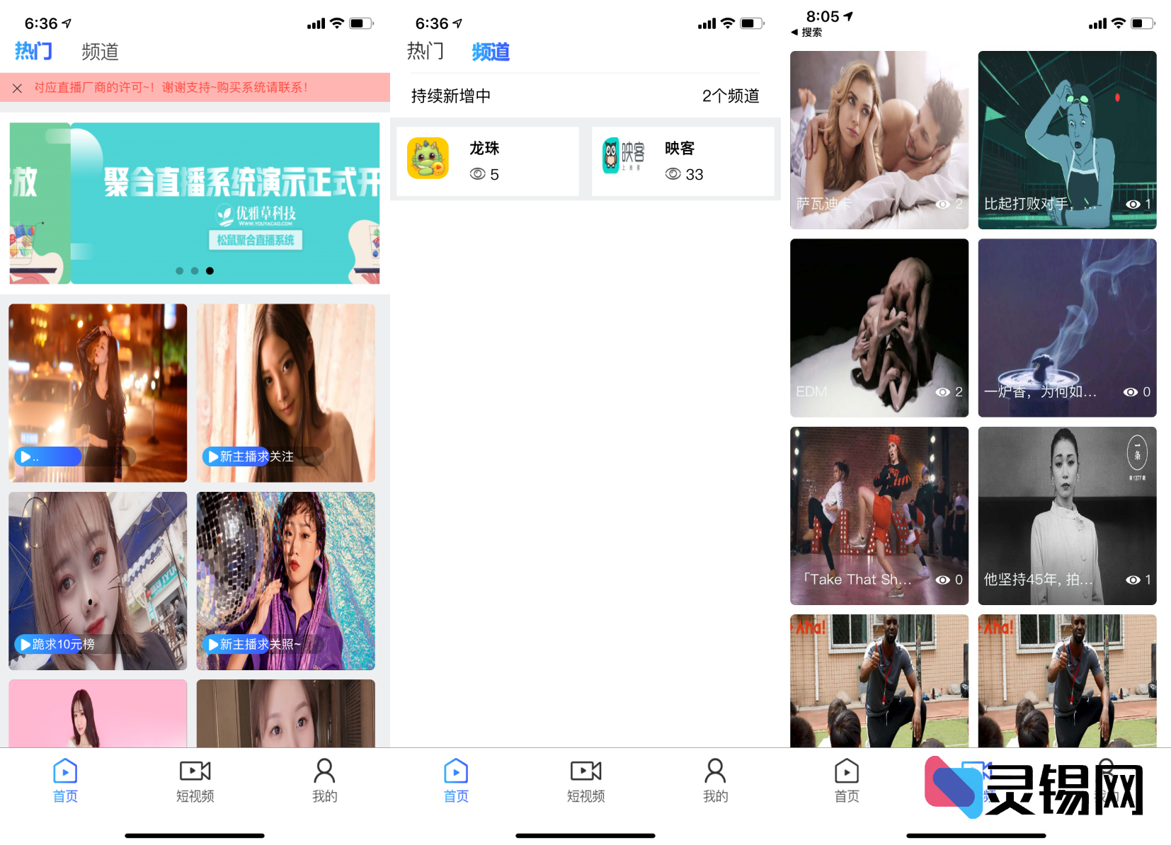 YYC松鼠直播全能源码:电商带货+网红社交+竞技娱乐全打通-灵锡网